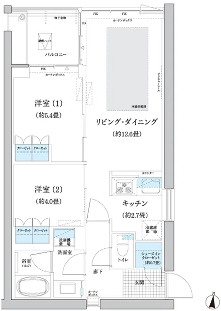 Gardenier Kinuta WEST - Floor Plan - ["White", "Plan", "Diagram"]