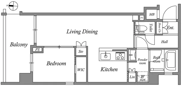 MFPR Court Kikugawa - Floor Plan - ["Diagram", "Floor plan"]