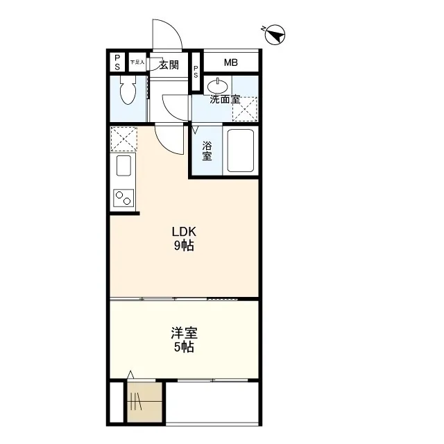 Well Square Ism Hatsudai - Floor Plan - ["Rectangle", "Parallel", "Font"]