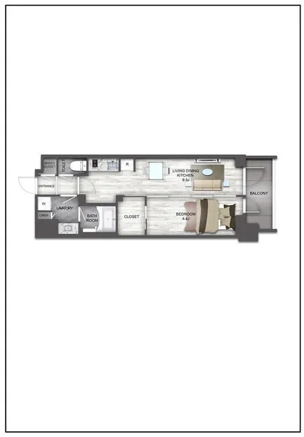 Season Flats Omorinishi - Interior - ["Floor", "Wood flooring", "Hardwood"]