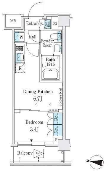 J.GRAN Court Shinagawa Nishioi WEST - Floor Plan - []