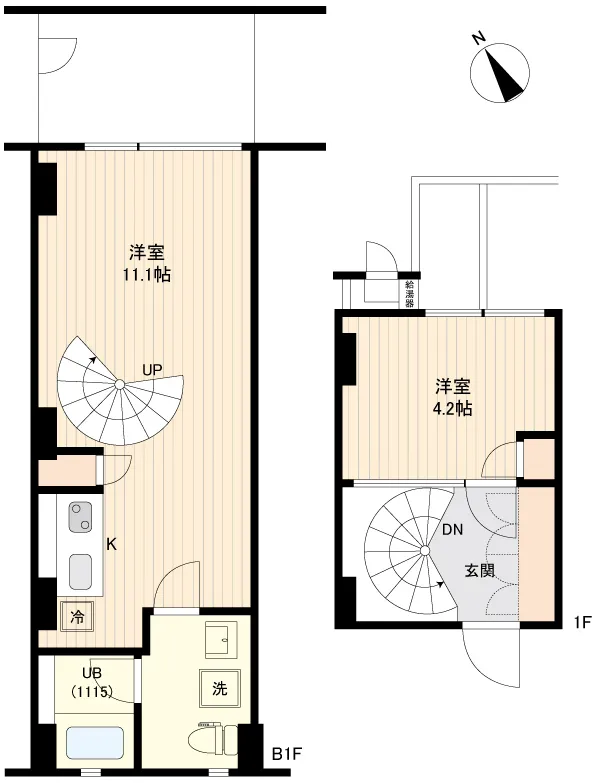 Polast Ebisu - Floor Plan - ["Apartment", "Stairs", "Floor plan"]