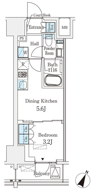 Belfirth Kanda Jimbocho - Floor Plan - ["Rectangle", "Parallel", "Font"]