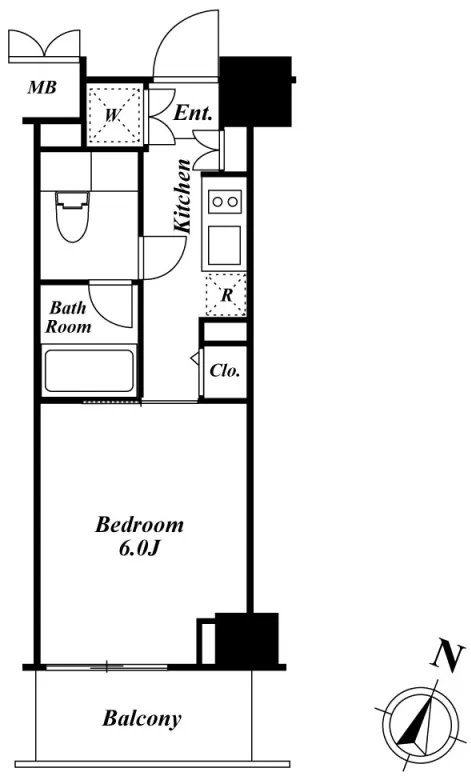 KDX Residence Shinagawa Seaside - Floor Plan - []