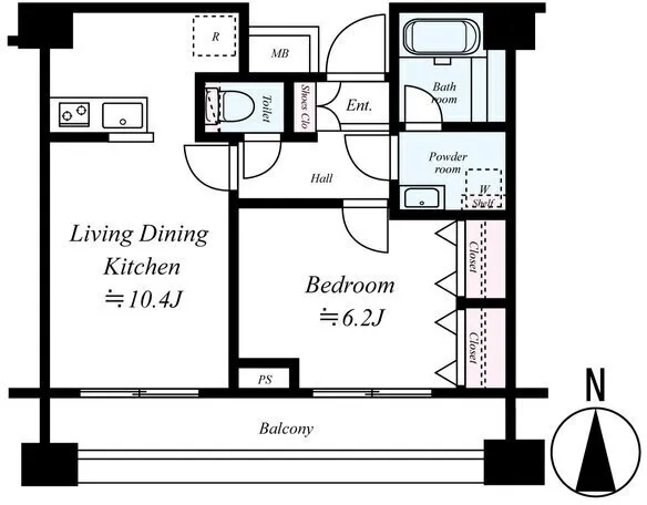 GENOVIA Ryogoku Green Veil - Floor Plan - ["Plan", "Diagram", "Floor plan"]
