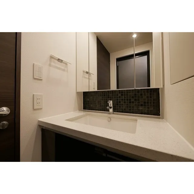 Comforia Shinjuku East Side Tower - Interior - ["Mirror", "Tap", "Sink"]