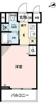 Mynavi STAY Ginza East - Floor Plan - ["Apartment", "Tile Flooring"]