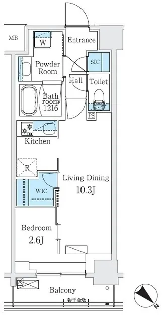 Urban Breeze Sugamo - Floor Plan - []