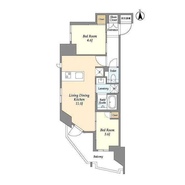 Well Square Nishi Kamata - Floor Plan - ["Font", "Rectangle", "Parallel"]