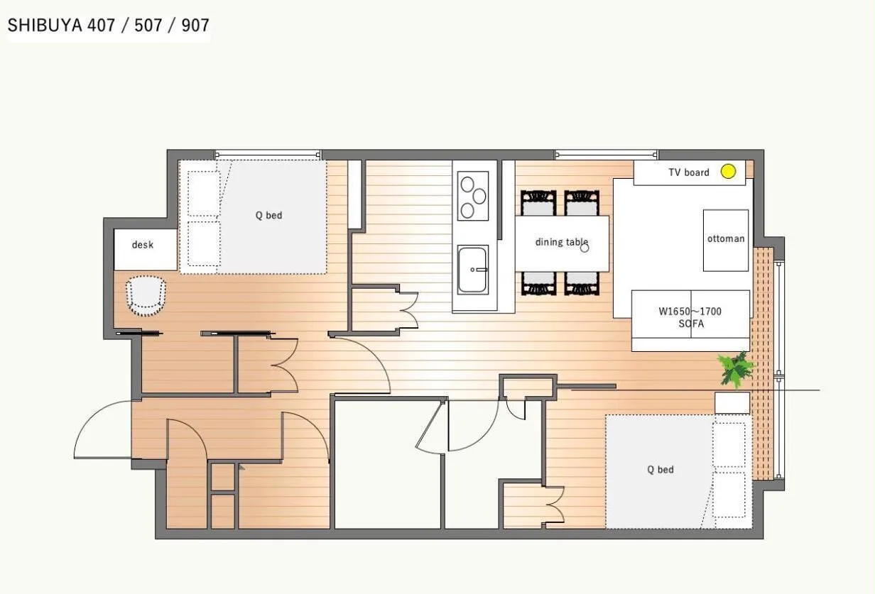 SUMII Shibuya Honmachi - Floor Plan - []
