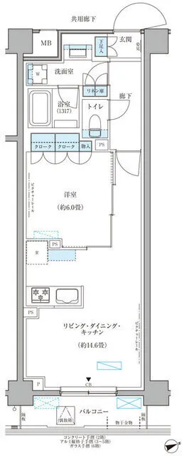 Park Axis Bunkyo Hongo - Floor Plan - ["Diagram", "Plan", "Floor plan"]