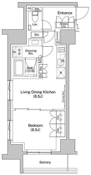 The Park Habio Iriya - Floor Plan - ["Diagram"]