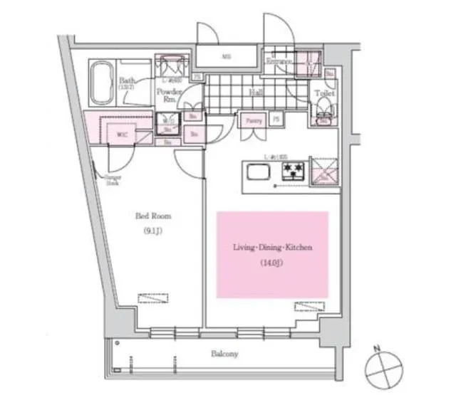 Urbanex Mita - Floor Plan - ["Floor plan", "Plan", "Text"]