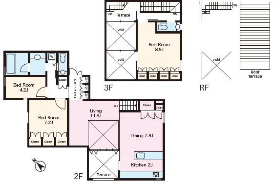 Fukasawa Space 9 - Floor Plan - ["Plan", "Schematic", "Floor plan"]