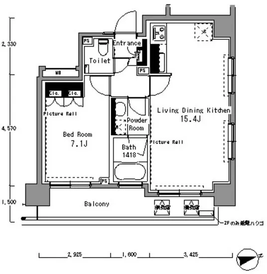 Park Axis Shibuya Sakuragaoka South - Floor Plan - ["Diagram", "Plan", "Floor plan"]