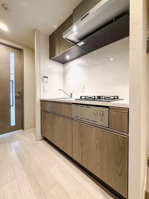 Brookside Residence Kiba - Interior - ["Flooring", "Interior design", "Kitchen"]