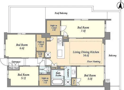 Due Machiya - Floor Plan - ["Rectangle", "Schematic", "Font"]