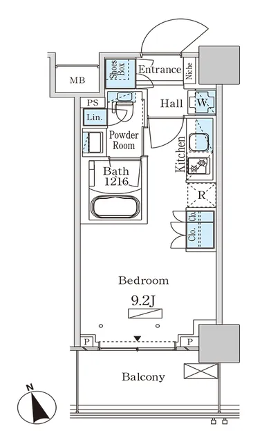 Park Axis Otsuka Station Gate Tower - Floor Plan - ["Floor plan", "Plan", "Text"]