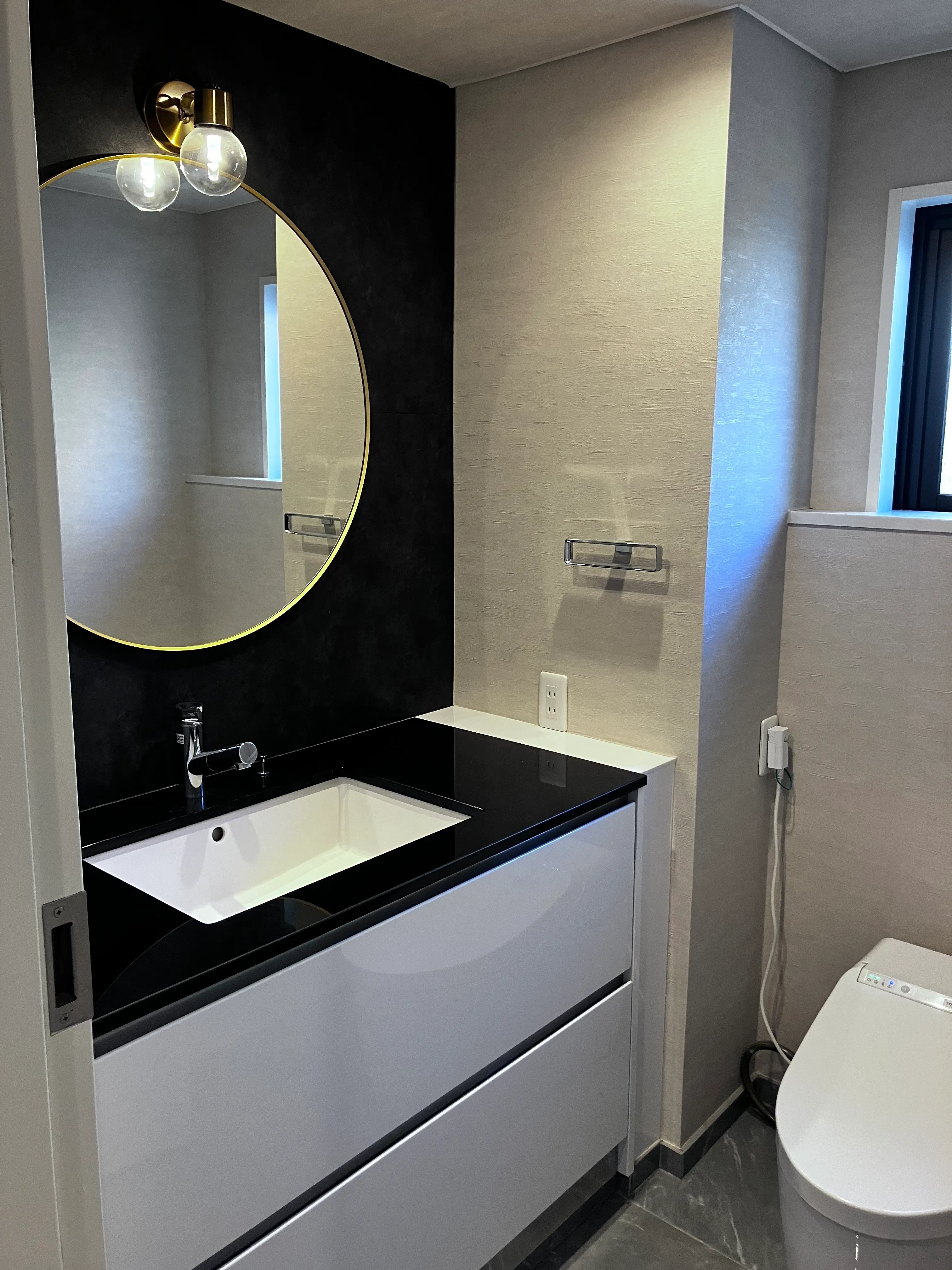 Moteki Building - Interior - ["Bathroom Sink", "Plumbing fixture", "Mirror"]