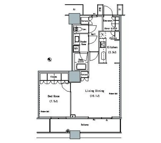 The Tokyo Towers Midtower - Floor Plan - ["Floor plan", "Diagram", "Text"]