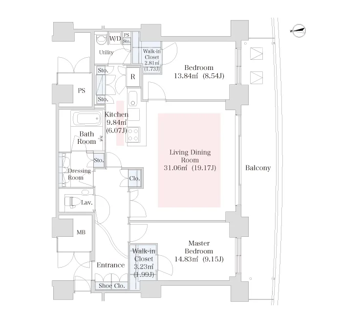 La Tour Shiodome - Floor Plan - ["Floor plan", "Plan", "Diagram"]