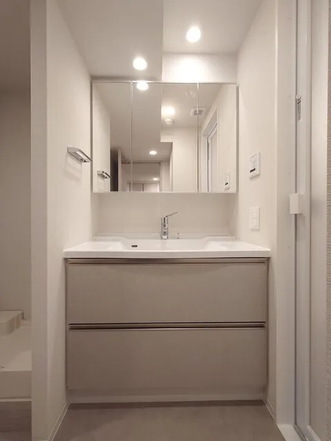 Brookside Residence Kiba - Interior - ["Flooring", "Floor", "Bathroom cabinet"]
