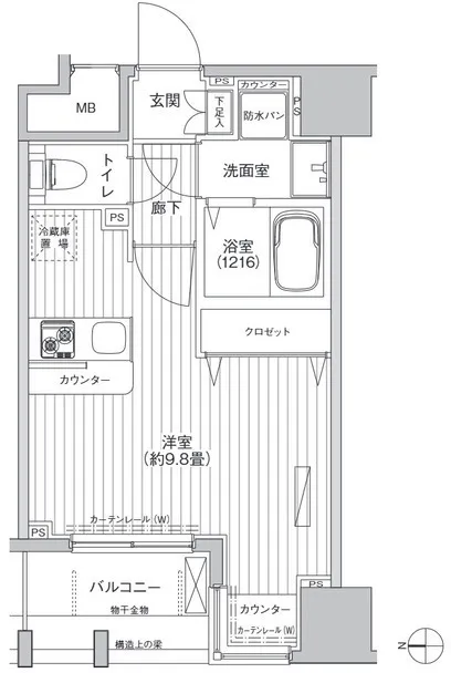 Legendary Court Akabane - Floor Plan - ["Wood flooring", "Plan", "Floor plan"]