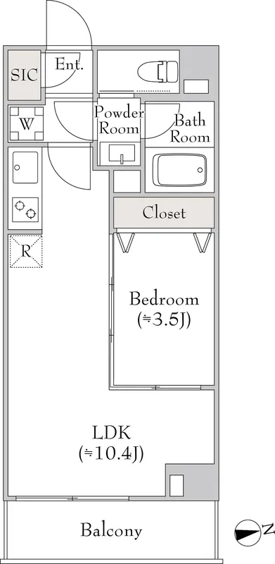 Lumique Omori - Floor Plan - []