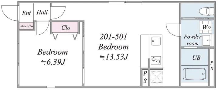 PREAS OHMORI - Floor Plan - ["White", "Diagram", "Technical drawing"]