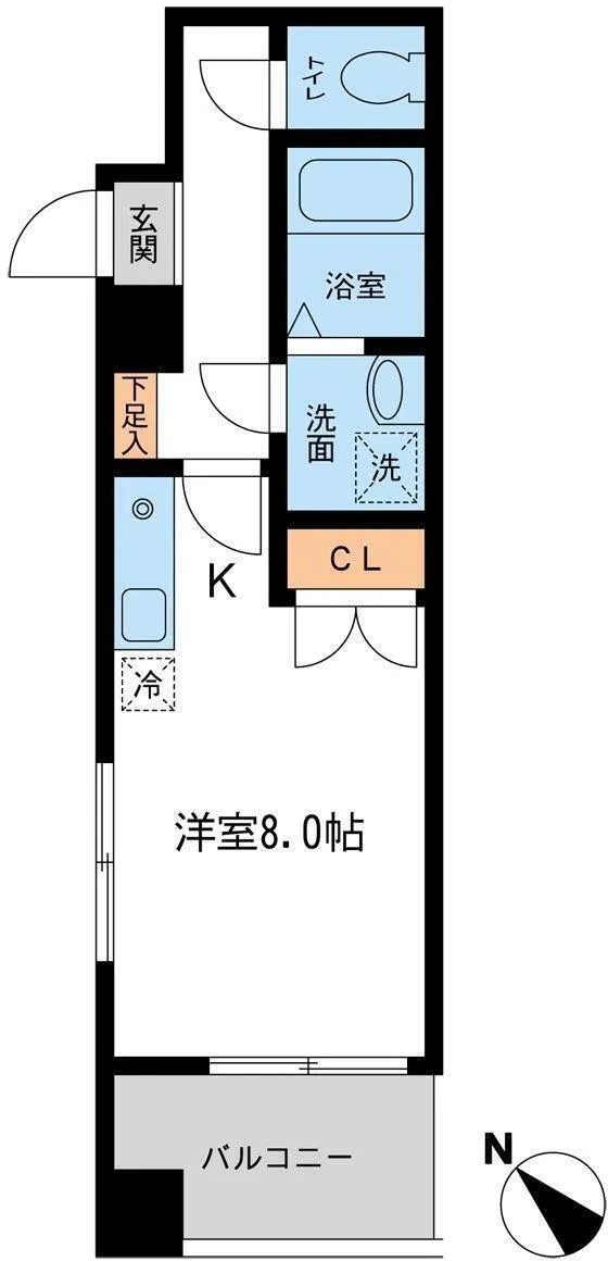 Fiore Tsukishima - Floor Plan - []