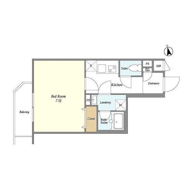 Globel The Cress Oshiage - Floor Plan - ["Rectangle", "Parallel", "Schematic"]
