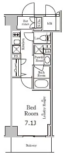 RESIDIA Sendagi - Floor Plan - []