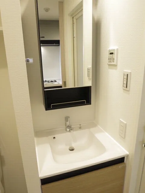 Milia Residence Asakusabashi III - Interior - ["Mirror", "Sink", "Tap"]