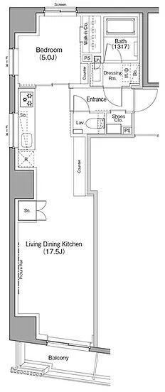 The Park Habio Nihonbashi Kodenmacho - Floor Plan - ["Diagram", "Map", "Plan"]