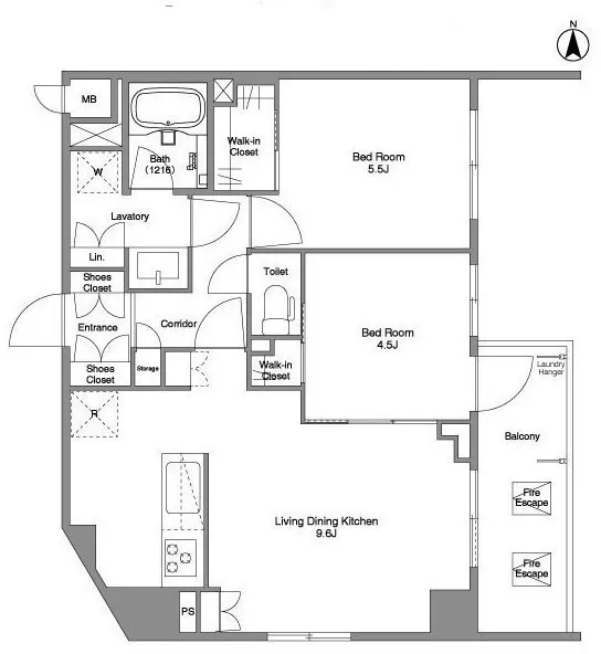 Comforia Nishiarai - Floor Plan - ["White", "Plan", "Diagram"]