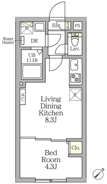 Aglaia Shinjuku Yokoteracho - Floor Plan - []