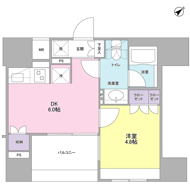 Comforia Ikebukuro DEUX - Floor Plan - ["Product", "Rectangle", "Font"]