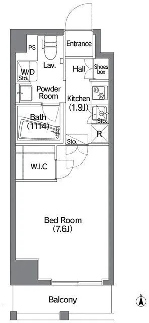 Comforia Kinshicho DEUX - Floor Plan - ["Rectangle", "Parallel", "Font"]