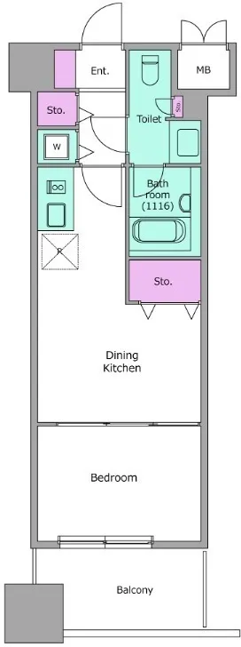 Residia Ueno Ikenohata - Floor Plan - []