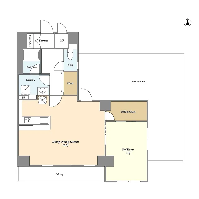 Shell Nakano Yayoicho - Floor Plan - ["Rectangle", "Slope", "Font"]
