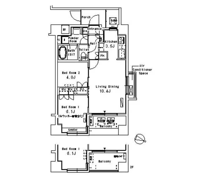 Park Axis Mishuku - Floor Plan - ["Floor plan", "Diagram", "Text"]