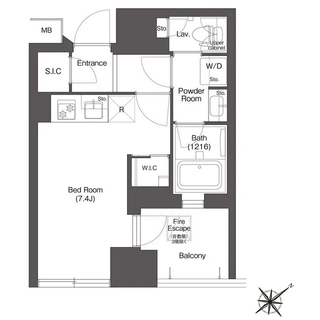 Comforia Shin-Nakano - Floor Plan - ["Floor plan", "Plan", "Text"]