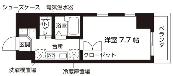 Rosewood Heights Monzen Nakamachi - Floor Plan - []