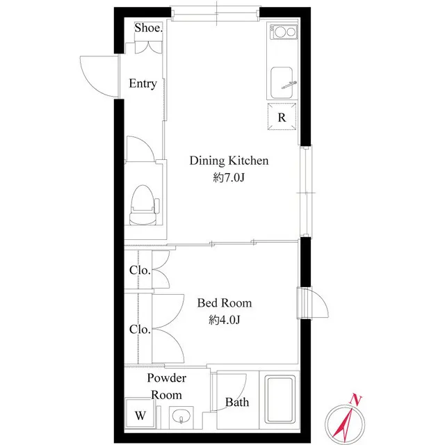 EDIT Nihonbashi - Floor Plan - ["Floor plan", "Text", "Line"]