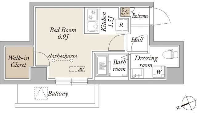 ARKMARK Kamikitazawa - Floor Plan - ["White", "Floor plan"]