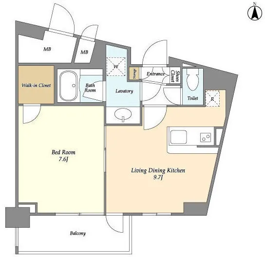 Orchid Residence Kagurazaka - Floor Plan - ["Plan", "Diagram", "Design"]