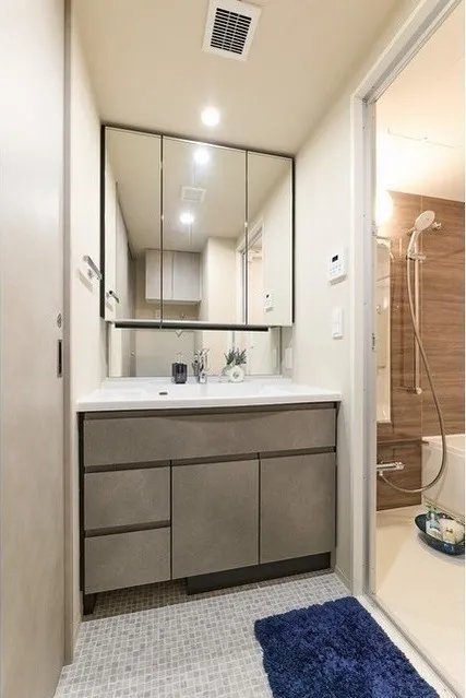 Baus Flats Kuramae - Interior - ["Bathroom Sink", "Flooring", "Plumbing fixture"]