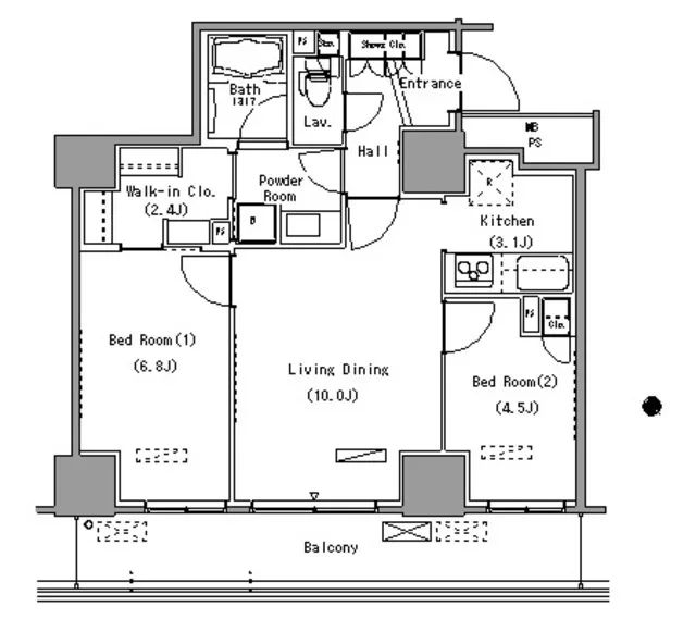 Park Axis Toyosu - Floor Plan - ["Floor plan", "Plan", "Diagram"]