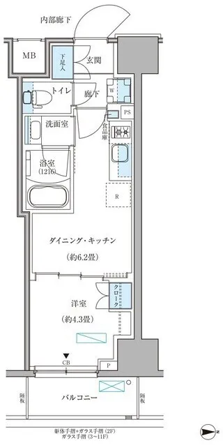 Park Axis Sumiyoshi Garden Square - Floor Plan - []