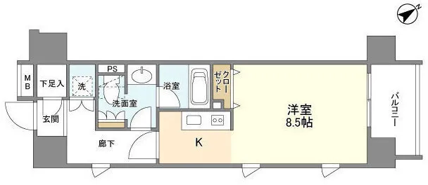 Clio Gotanda - Floor Plan - []